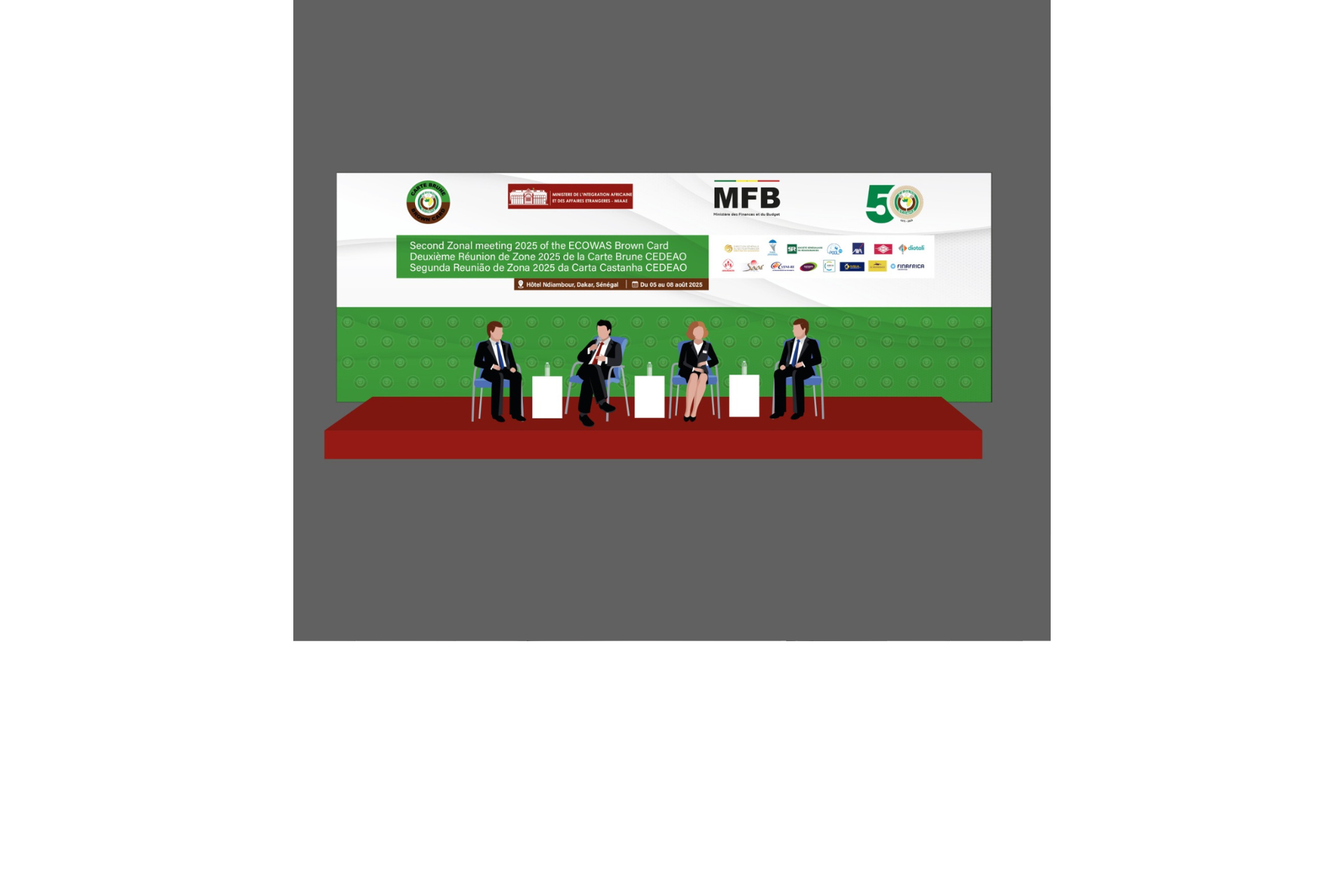 Impression fond de scène